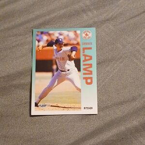Fleer 92 Baseball Card - Dennis Lamp